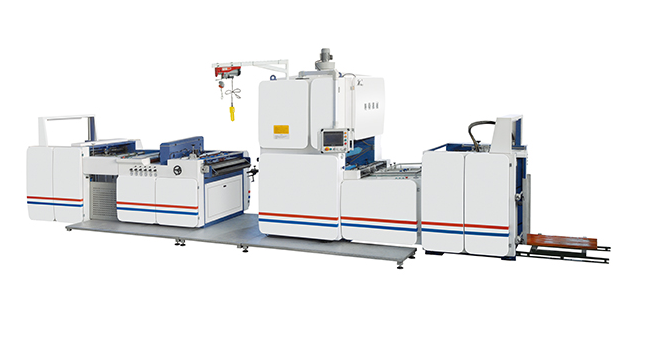 全自動高速立式覆膜機(jī)（帶鏈條刀分切機(jī)）